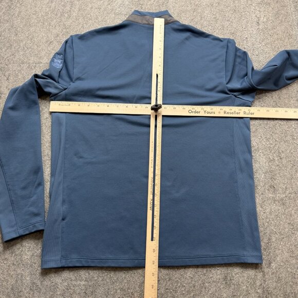 Greyson Siasconset 1/4 Zip Pullover Men M Blue Golf Performance Nylon Stretch - Picture 10 of 15